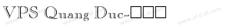 VPS Quang Duc字体转换